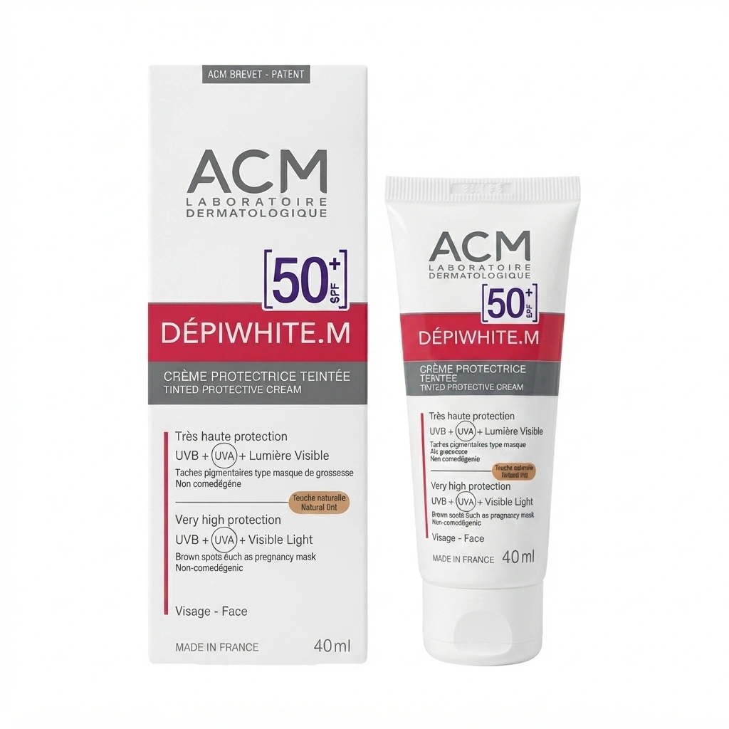 کرم ضدآفتاب رنگی ⁦ACM⁩ دپی‌وایت ام (DÉPIWHITE.M)⁦ SPF50+ - تصویر 2