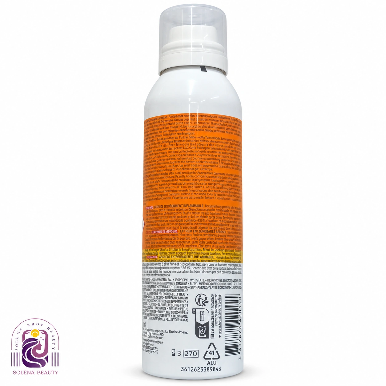 اسپری ضدآفتاب بدن لاروش پوزای آنتلیوس نامرئی SPF50+ حجم ۲۰۰ میلی‌لیتر - تصویر 2